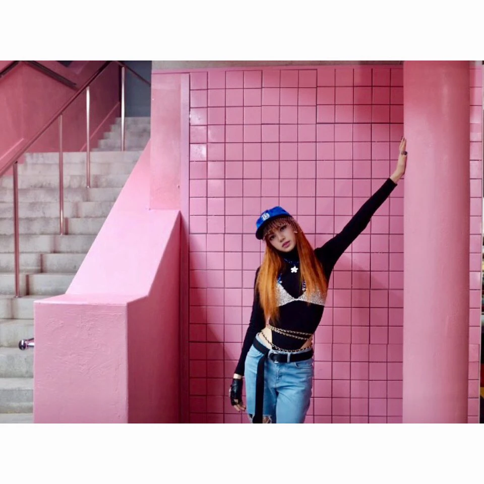 Kpop Blackpink розовое же розовый супер длинные тенденции моды пояс для женщин в Корейском стиле harajuku стиль ленточное полотно Повседневное для девочек, тканый пояс