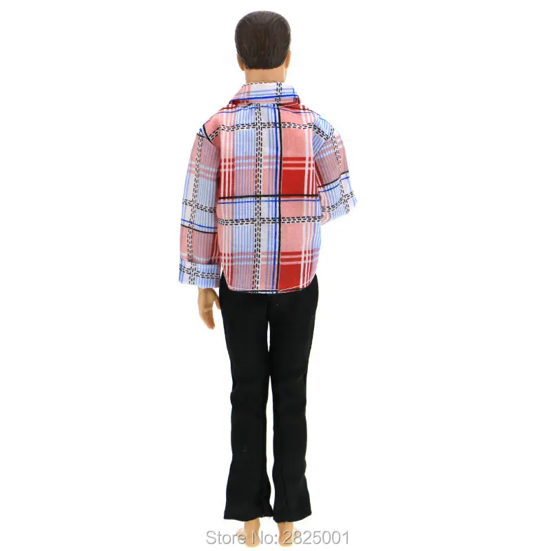 Модные Классические наряд повседневная одежда с длинным рукавом тартан Рубашки