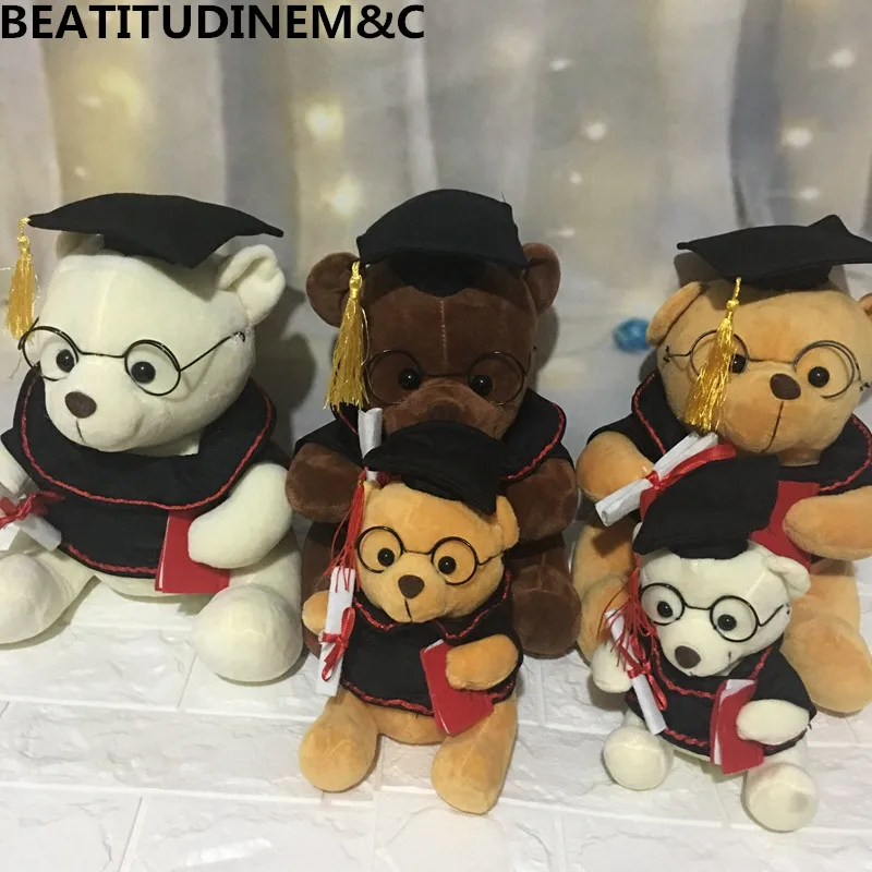 

Cute Graduate Dr. Bear Plush Toy, Animal Bear Plush Toy, Graduation Gift, Home Decoration