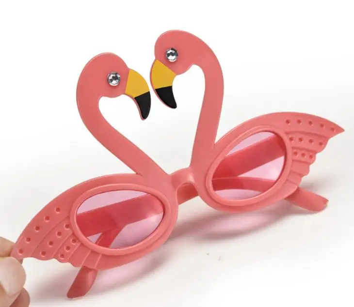 Коктейльные Гавайские солнцезащитные очки Flamingo Новые забавные для тропического