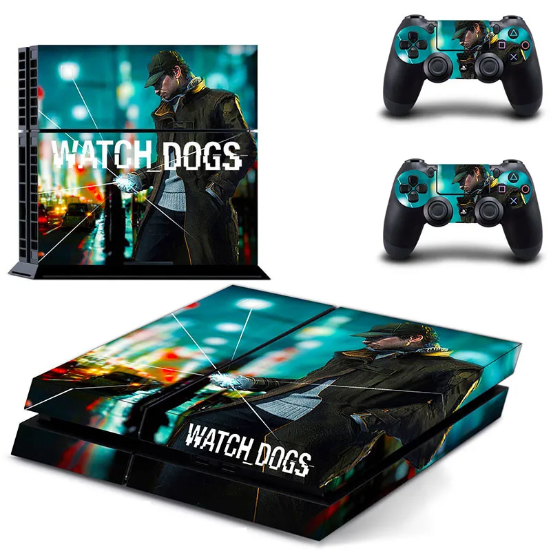 Новая наклейка для PS4 виниловая наклейка, стикер для консоли sony Playstation 4 и 2 контроллера наклейка для PS4 наклейка