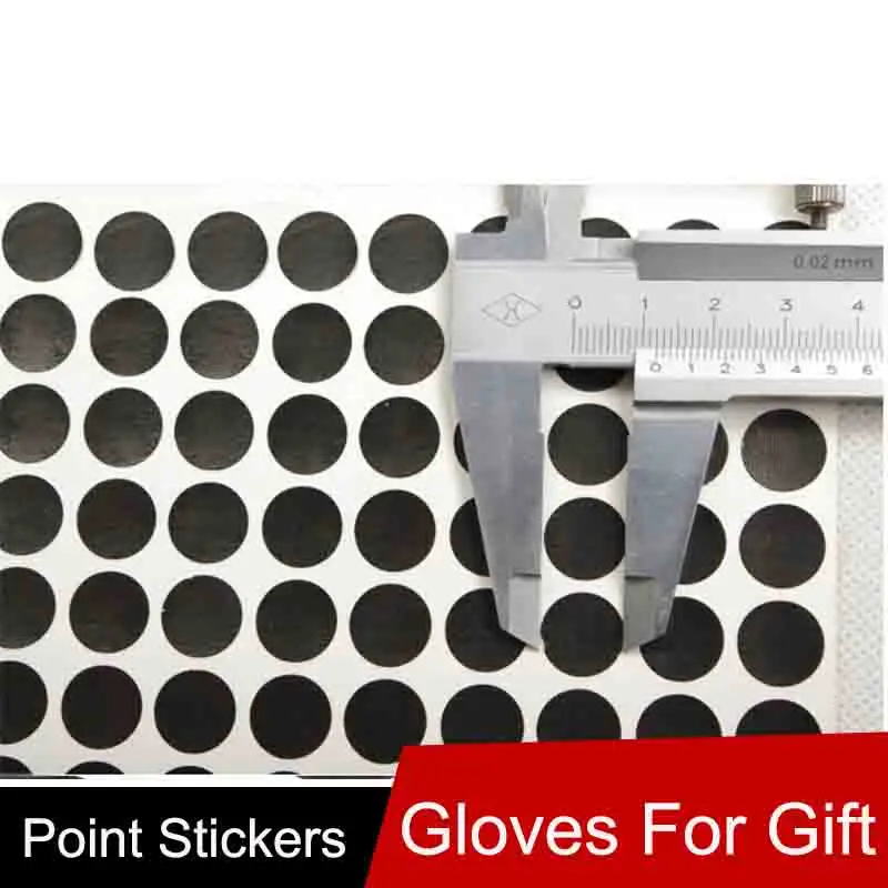 Одна штука снукер аксессуары бильярдные точки наклейки бумага 35 мм/12 мм белый мяч