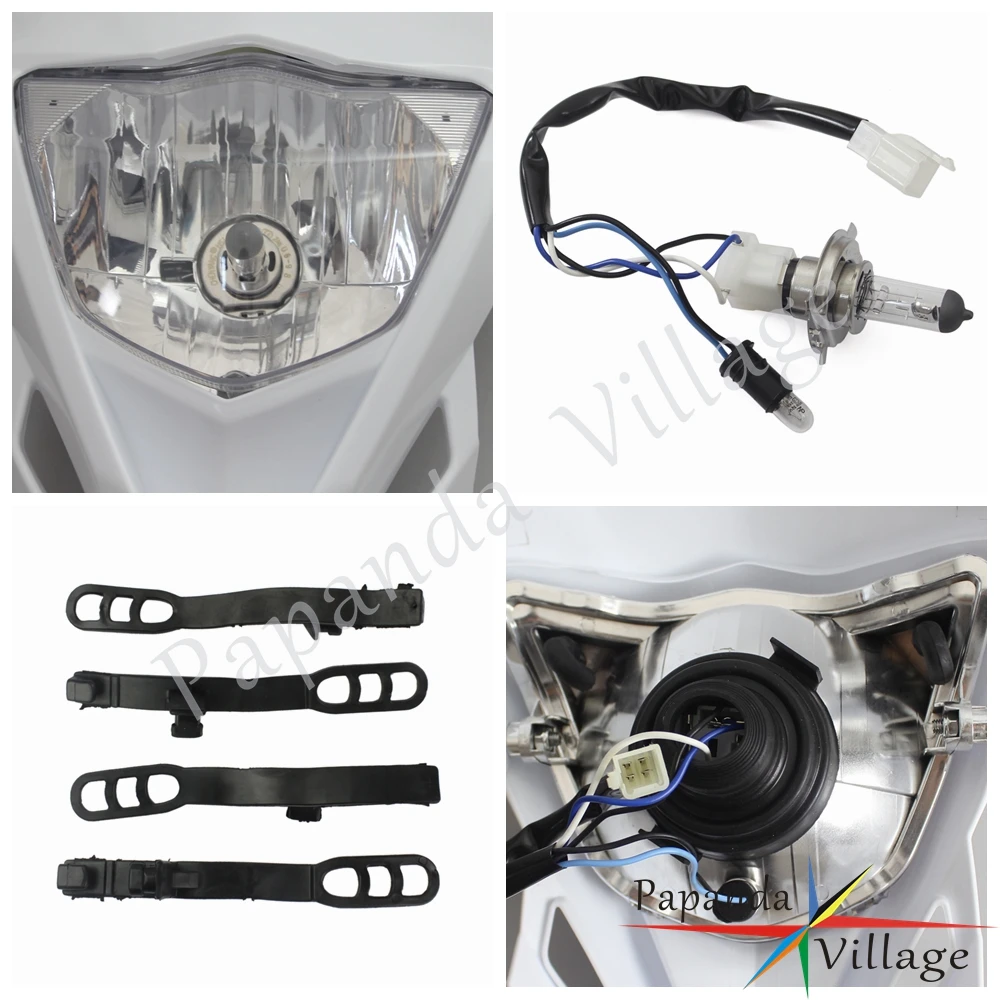 Фара для мотоцикла Yamaha WR250F WR450F KAWASAKI KLX KX 250 450 2012 2016 белый обтекатель фар 12 В 35 Вт| |
