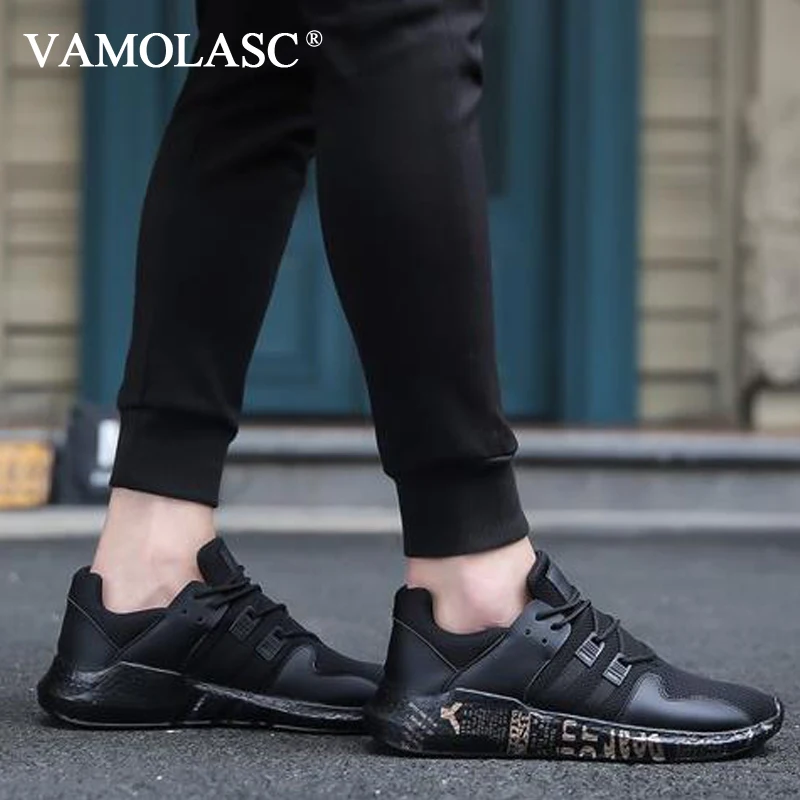 VAMOLASC New Men's Sport Mesh Running Shoes Lace-up Comfortable Breathable Lightweight Outdoor Sneakers | Спорт и развлечения