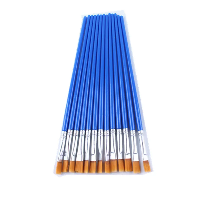 20 Pcs Same Size Small Fine Nylon Hair Paint Brushes Set For Watercolor Acrylic Oil Painting Brushes Drawing Art Supplies