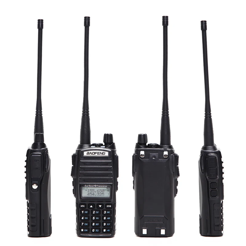 Портативная рация Baofeng UV 82 Plus 8 Вт дальность 10 км два диапазона PTT двусторонний