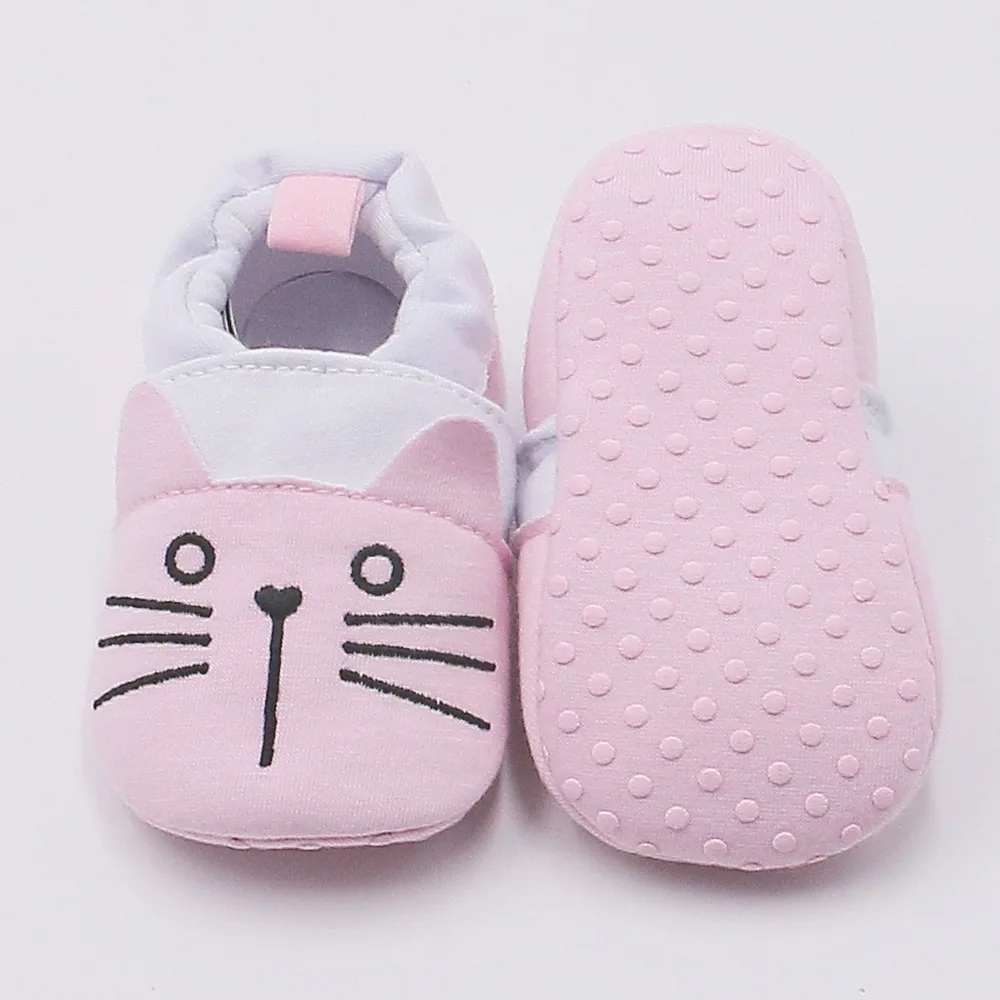 Первые ходунки CartoonShoes Bebe мокасины для малышей 0-24 м нескользящая Мягкая подошва обувь для маленьких мальчиков и девочек