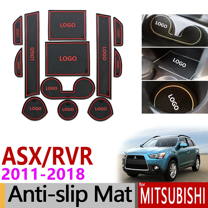 Противоскользящий резиновый подстаканник для Mitsubishi ASX 2011 2012 2013 2014 2015 2016 2017 2018 RVR