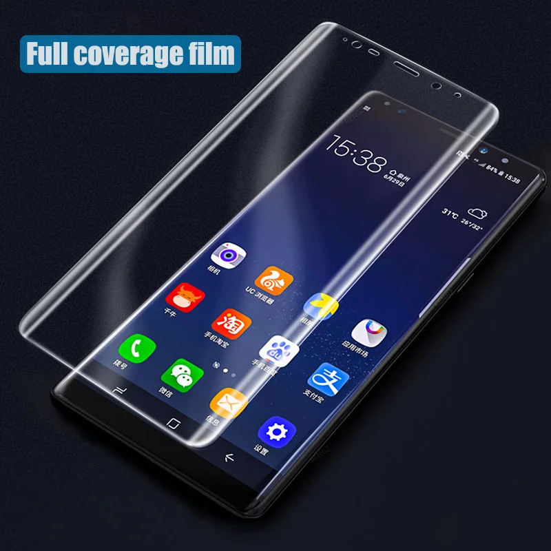 BFOLLOW 5D мягкий протектор экрана для samsung Galaxy Note 8/Note 9 TPU передний полный охват +