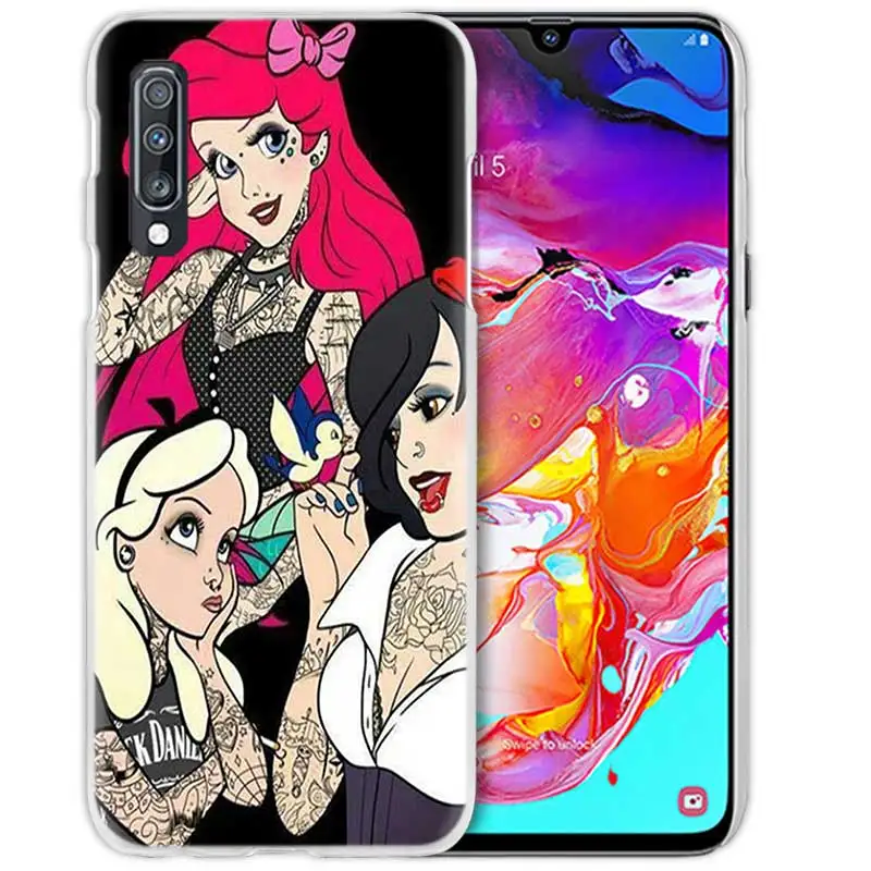 03 Принцесса Ариэль маленькая чехол с русалкой для samsung Galaxy M40 A50 A80 A70 A60 A40 A30 A20e A10 J4 J6 плюс J8 жесткий чехол из поликарбоната - Цвет: 03