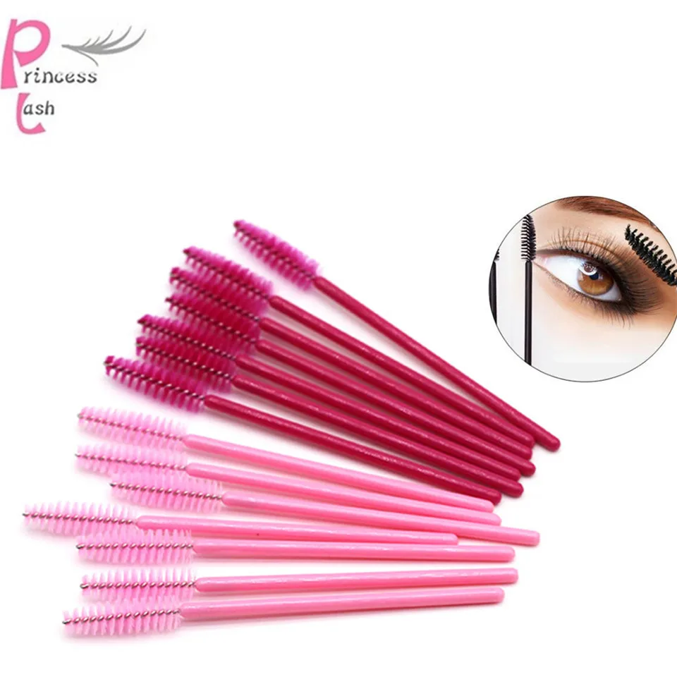 200 pcs/Pack lashes Cosmetic Brushes Set Disposable Eyebrow brush Mascara Wand Applicator makeup-accessories makeup tools | Красота и
