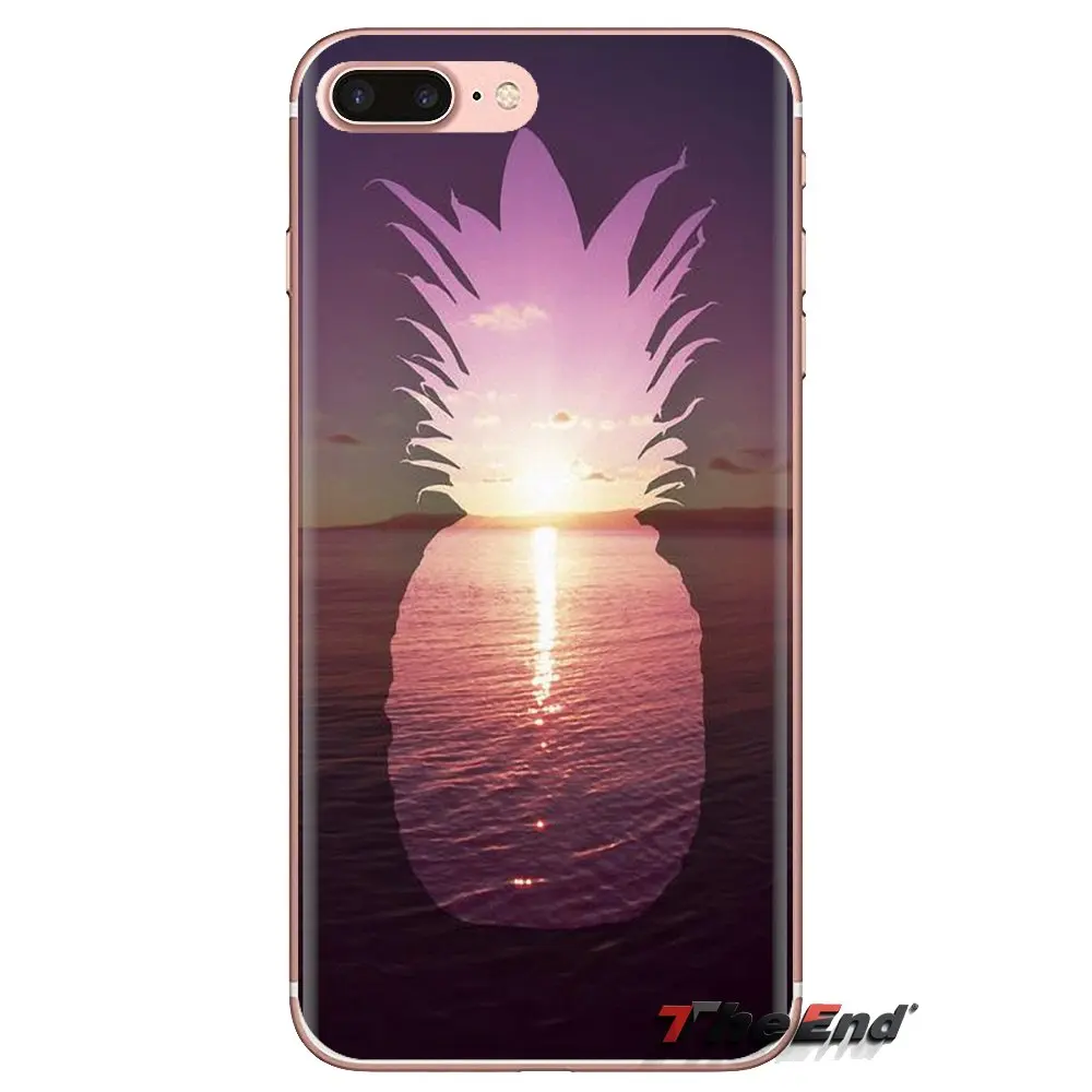 For Huawei Nova 2 3 2i 3i Y6 Y7 Y9 Prime Pro GR3 GR5 2017 2018 2019 Y5II Y6II TPU Transparent Shell Case Cartoon Pineapple Fruit |