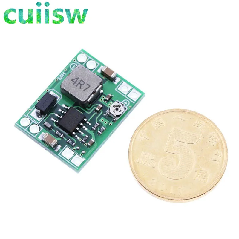 1 шт. ультра маленький размер модуль понижающего питания для Arduino 3 А Регулируемый