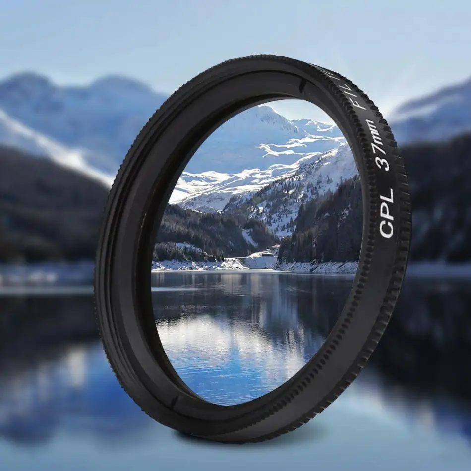 Фильтр для объектива Xiaoyi 37 мм CPL + UV Xiaomi YI 4K Yi 2 Lite Защитная крышка адаптер кольцо
