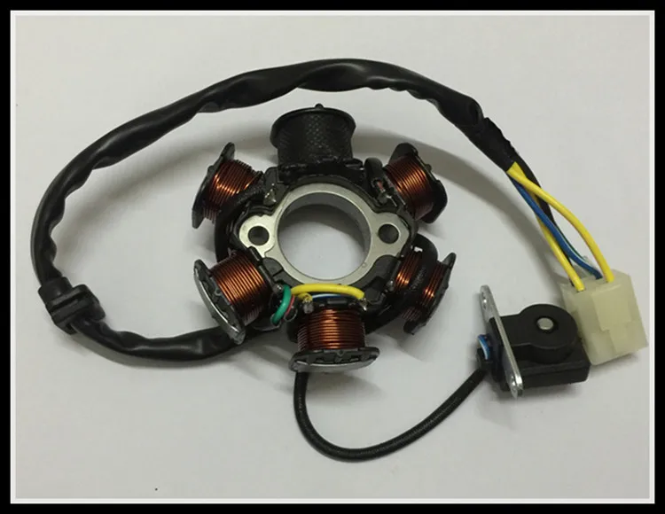 5 проводной 6 катушки магнето Статора для 50cc 70cc 90cc 100cc 110cc 125cc ATV Quad Go Kart ПОСТОЯННОГО