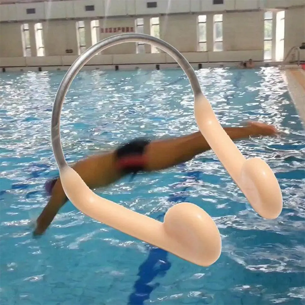 Новинка мягкий силиконовый металлический зажим для носа плавания и подводного