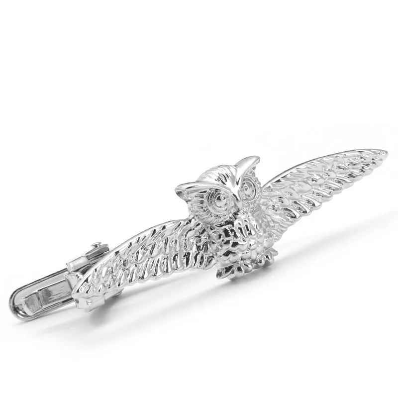 

NEW Men's Vintage Tie Clip Necktie Owl Nail Tie Clip