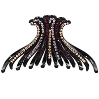 rhinestone hair claws fashion hair clip for women and girls hair accessories hair jewelry 11cm long