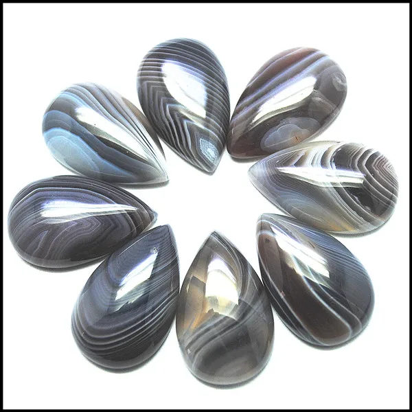 

5pcs nature boswanna stone cabochons teardrop 13X18mm 18X25MM color top quality for jewelry making accessories diy findings