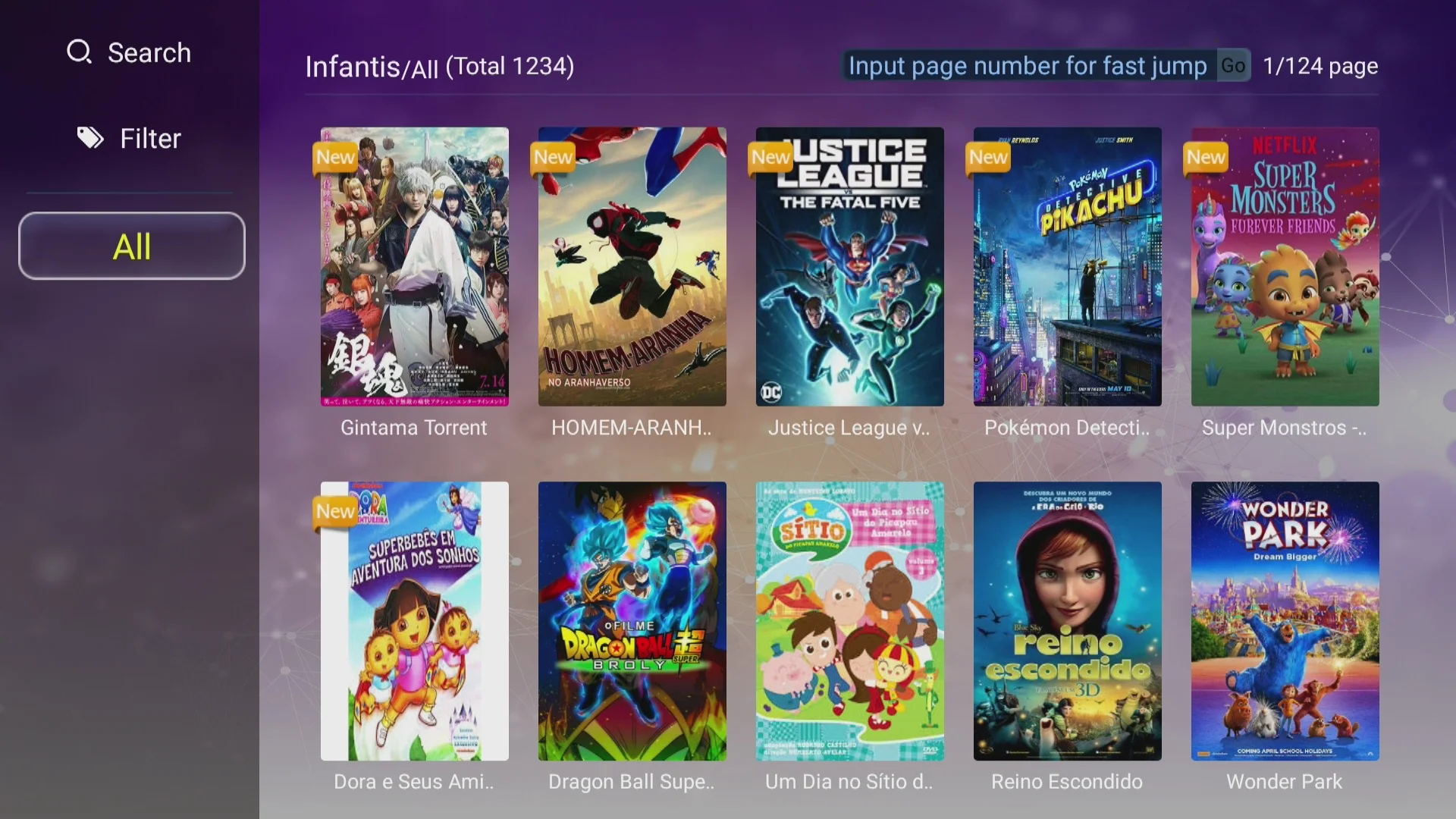 Бренд GO tv Android 7.1.2 телеприставка IPTV с бразильским live+ VOD+ воспроизведение Netflix И mx_плеер для Южной Америки