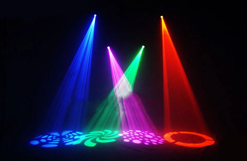 Led 4в1 30 Вт Мини Светодиодный точечный светильник с подвижной головкой мини DMX dj 8