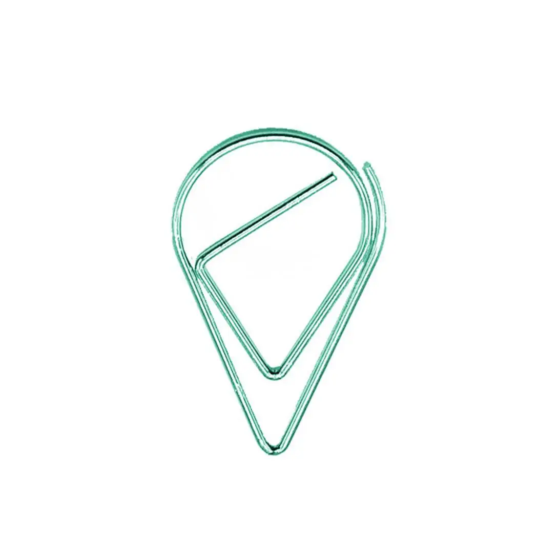 Прочный портативный держатель для бумаги в форме капли воды офиса дома