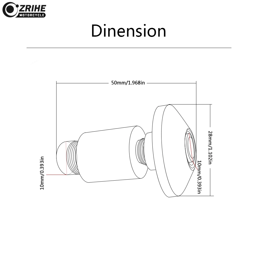 22 мм мотоцикл ручки заканчивается ручка ручной Бар руль крышки для Suzuki TL1000R SV1000 bmw