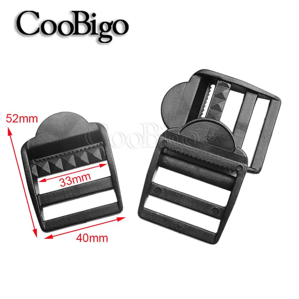 33mm Webbing Black 10 шт. черный и белый пластик лестница замок слайдер пряжки для рюкзака ремни Сумка Одежда Домашние животные воротник, тканевая Лента Запчасти Аксессуары - Цвет: 33mm Webbing Black