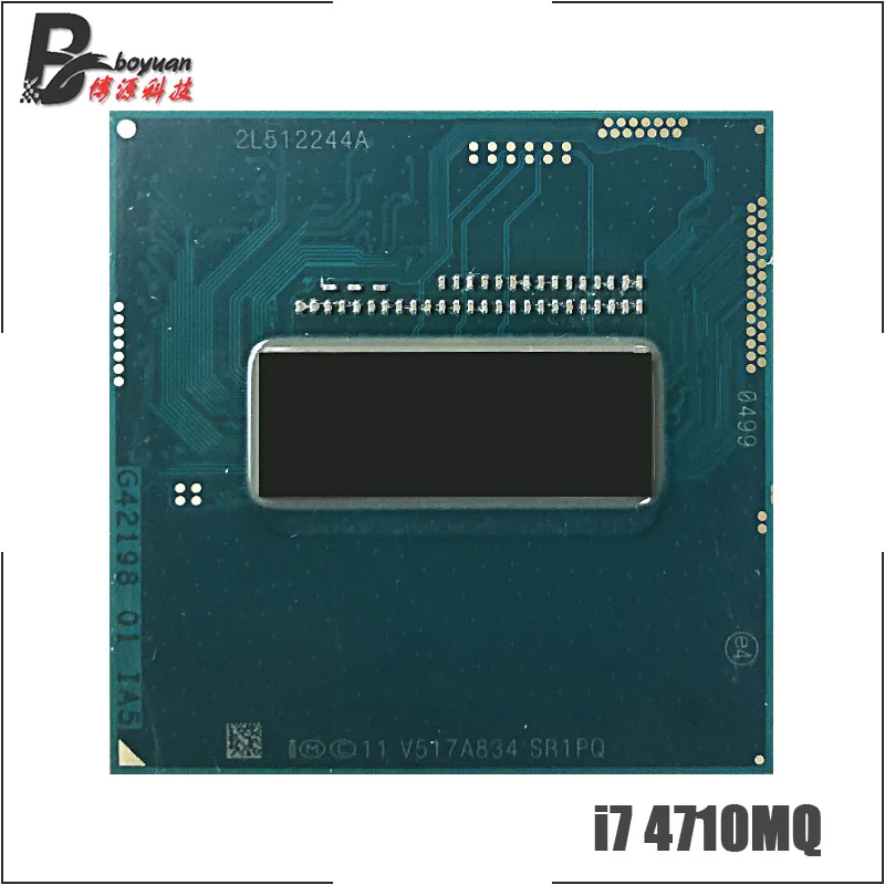 Четырехъядерный процессор Intel Core i7 4710MQ SR1PQ 2 5 ГГц Восьмиядерный 6 м 47 Вт Разъем G3 /