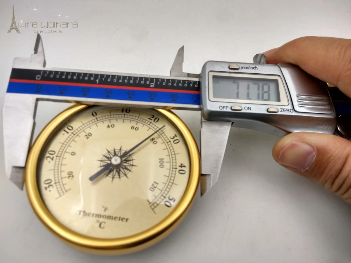 Новый 72 мм Термометр Круглый круговой температура термограф настенный монтаж