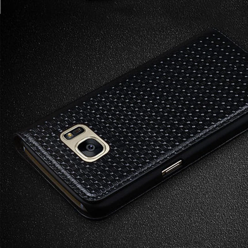 Чехол накладка из натуральной кожи для Samsung Galaxy S7 G9300 G930 S 7 G 9300 930|Бамперы| |
