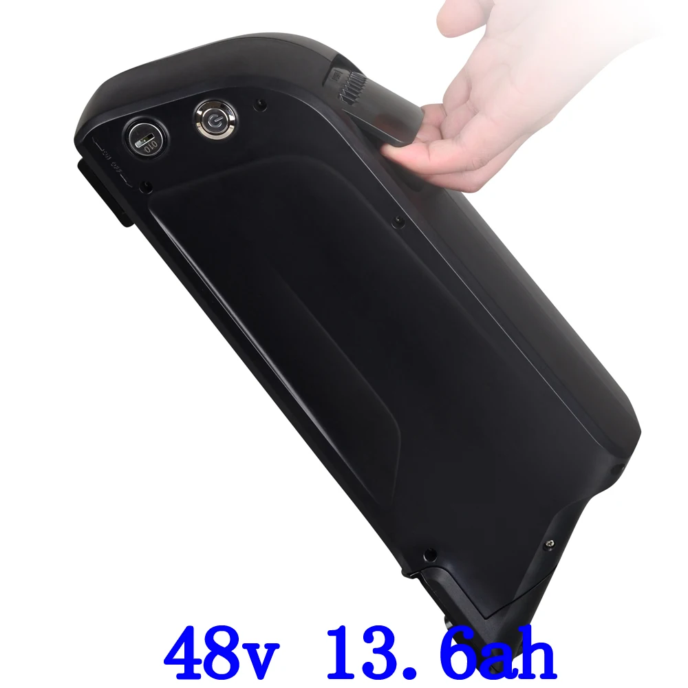 

48V 14AH литиевая батарея электрический велосипед 48V 500W 750W 8fun Bafang BBS02 BBSHD моторная батарея с 20A BMS платой и 2A зарядным устройством