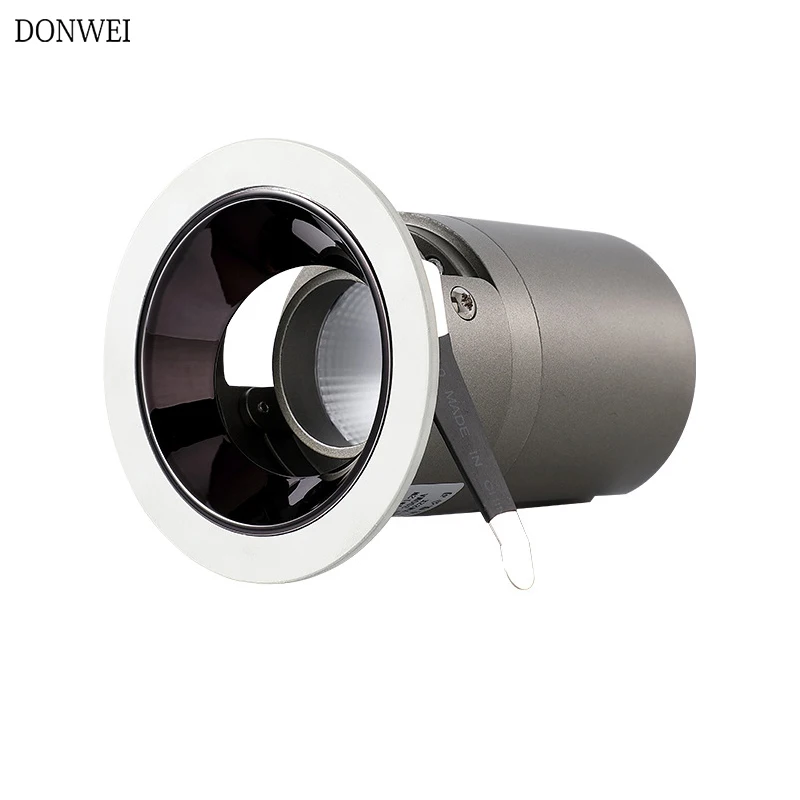 

DONWEI Super Bright 7W 10W 12W COB LED Spotlight Outdoor Wall washing lamp Recessed Indoor Kitchen Ceiling Cabinet LED Downlight