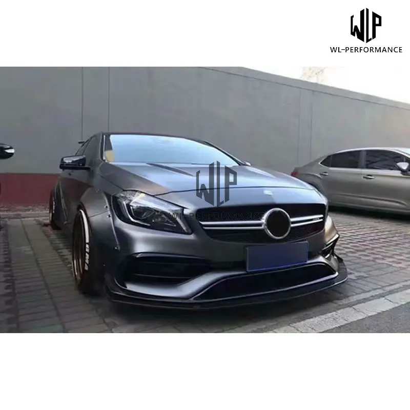 W176 высокое качество FRP Неокрашенный комплект для кузова автомобиля