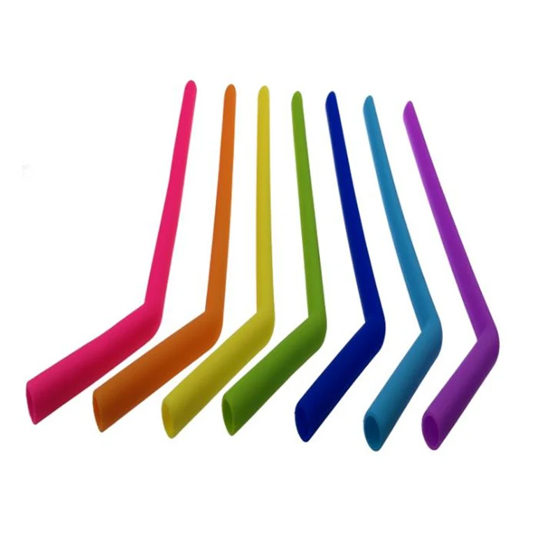 25CM length silica gel drinking straw BPA-Free silicone for children fruit juice F20173549 | Дом и сад