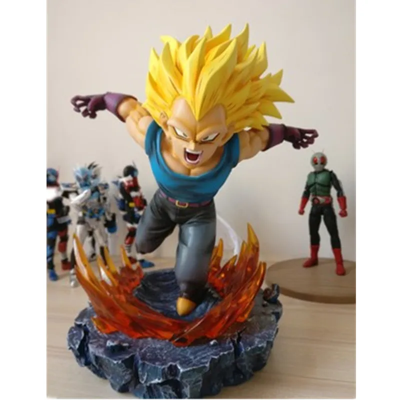 Статуя аниме Драконий жемчуг Z Super Saiyan 3 Vegeta Улучшенная Повседневная версия