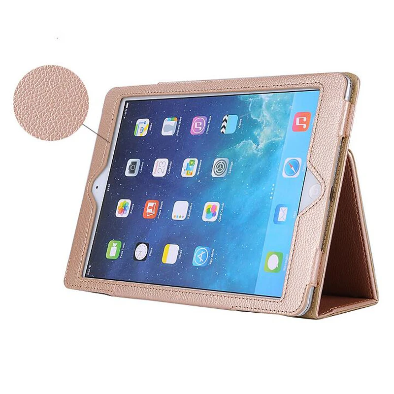 Чехол книжка с функцией подставки для iPad Air 2 из искусственной кожи