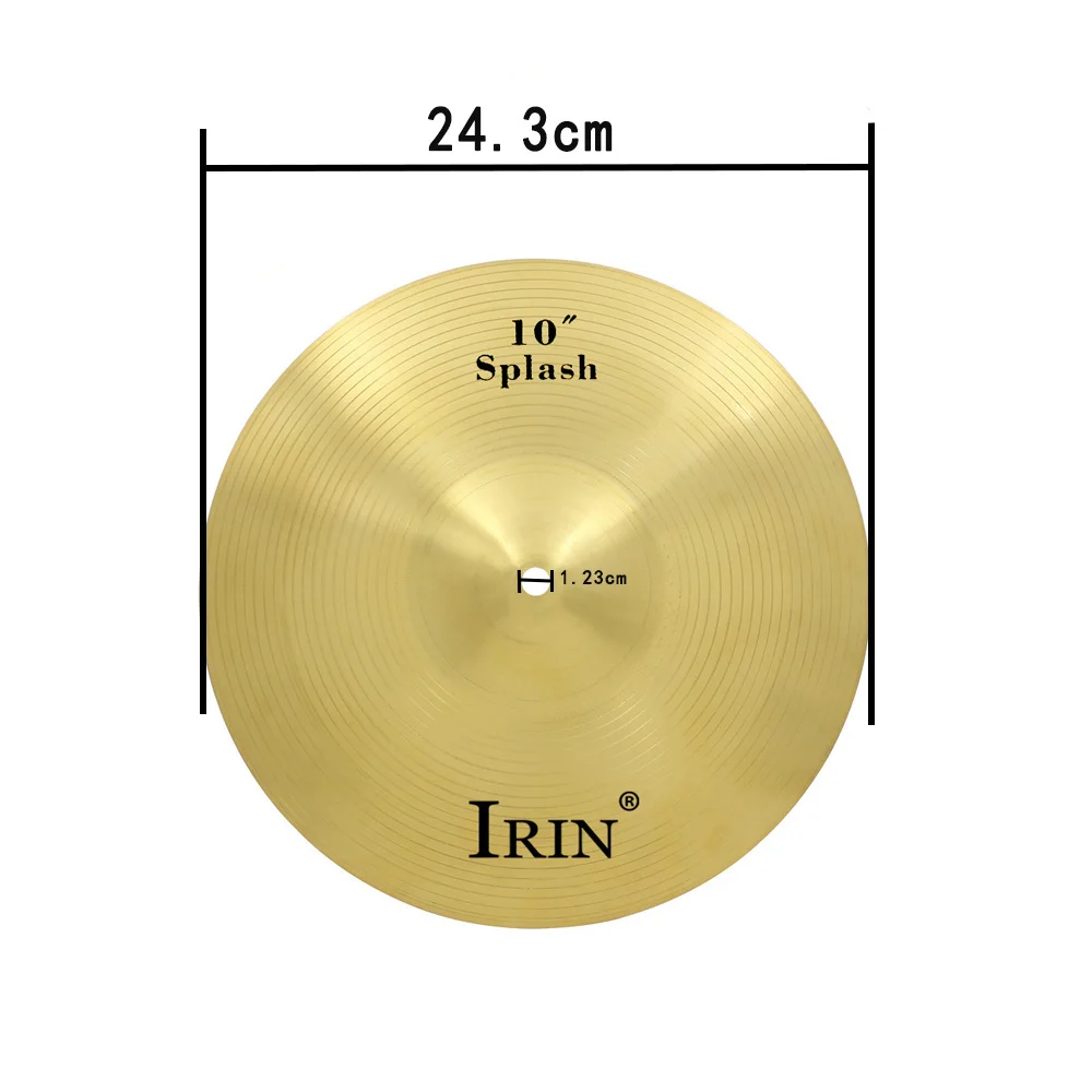 Профессиональный " /10"/1" /14"/16''1" латунный сплав крушение езды Hi-Hat тарелки для барабанного набора ударных инструментов - Цвет: 10 inch
