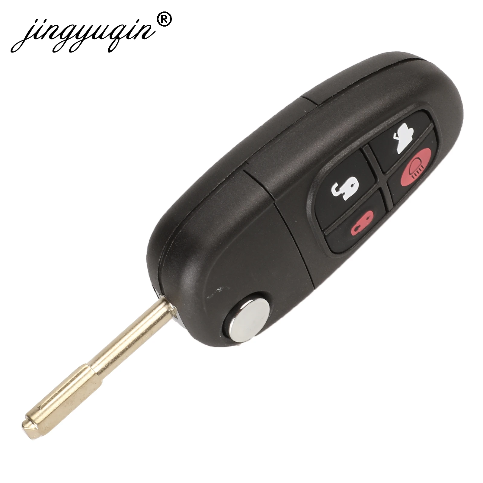 Пульт дистанционного управления jingyuqin 4 Bottons для Jaguar X Type S чип NHVWB1U241 2009 XJ XJR 2002 2008 433