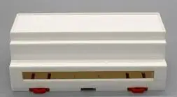 2 шт. abs чехол на din-рейку пластиковый корпус verteilerkasten рейка din корпус 88*158*59 мм din-рейка клип чехол Корпус wal - Цвет: Слоновая кость