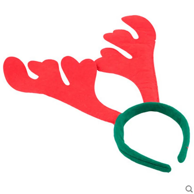 2018 Led Свадебный Сувенир украшения поставки обруч на голову с рогами красный олень