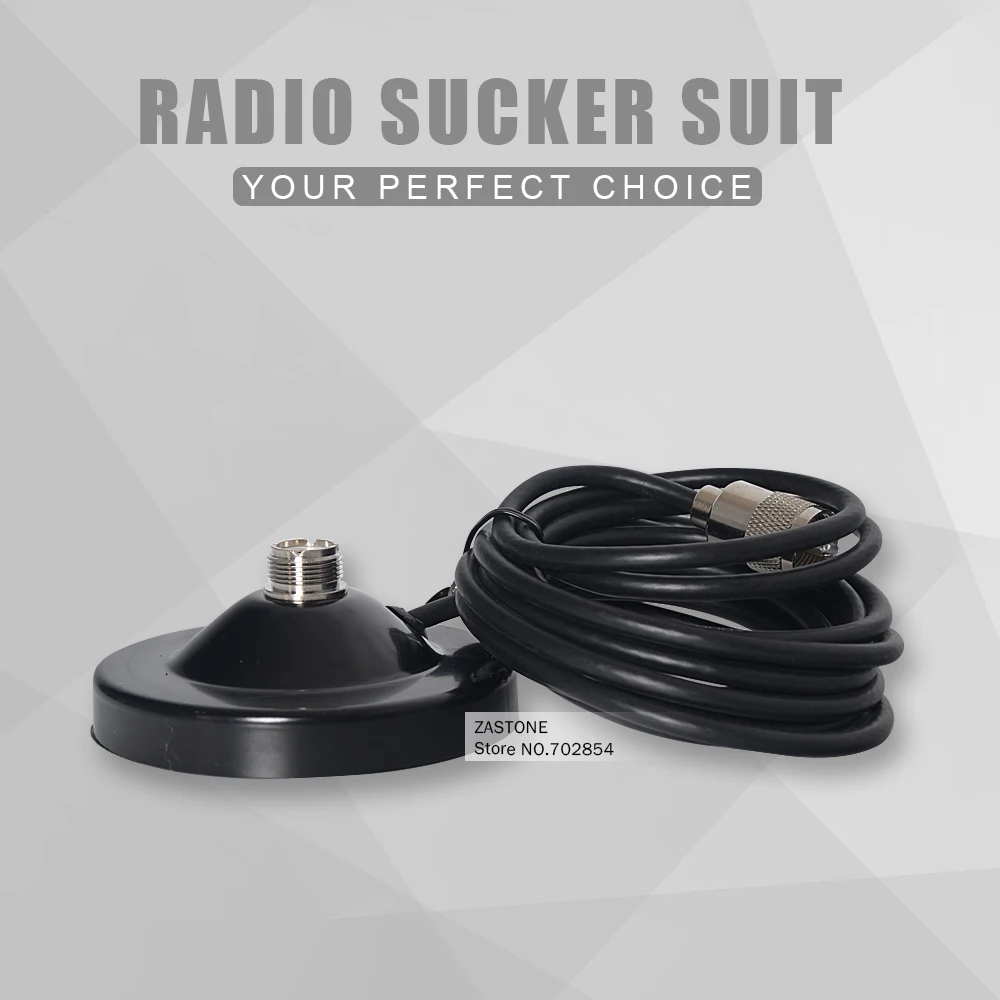 Черный 9 см магнит и 3 м фидерный кабель мобильное радио автомобильное магнитное