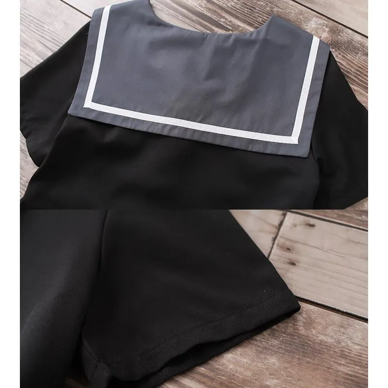 Японское школьное платье JK Униформа с матросским воротником для школьниц Kawaii