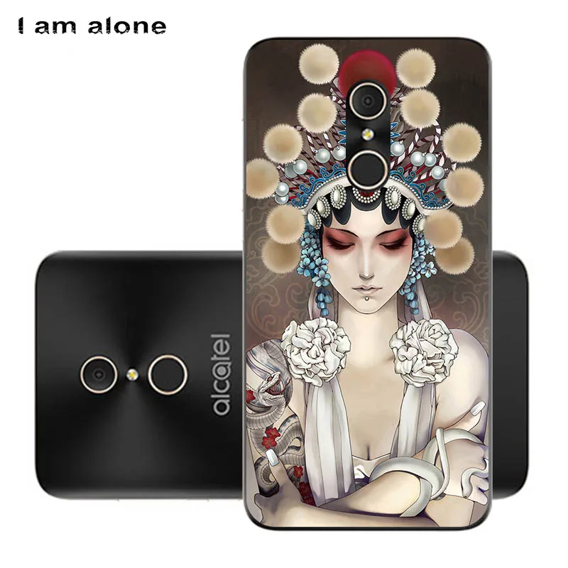 Solf TPU Y9 Чехол для телефона I am alone для Alcatel A3 Plus 3g OT-5011 5011A 5011X5,5 дюймов, модные чехлы из ТПУ для мобильных телефонов - Цвет: Solf TPU Y9