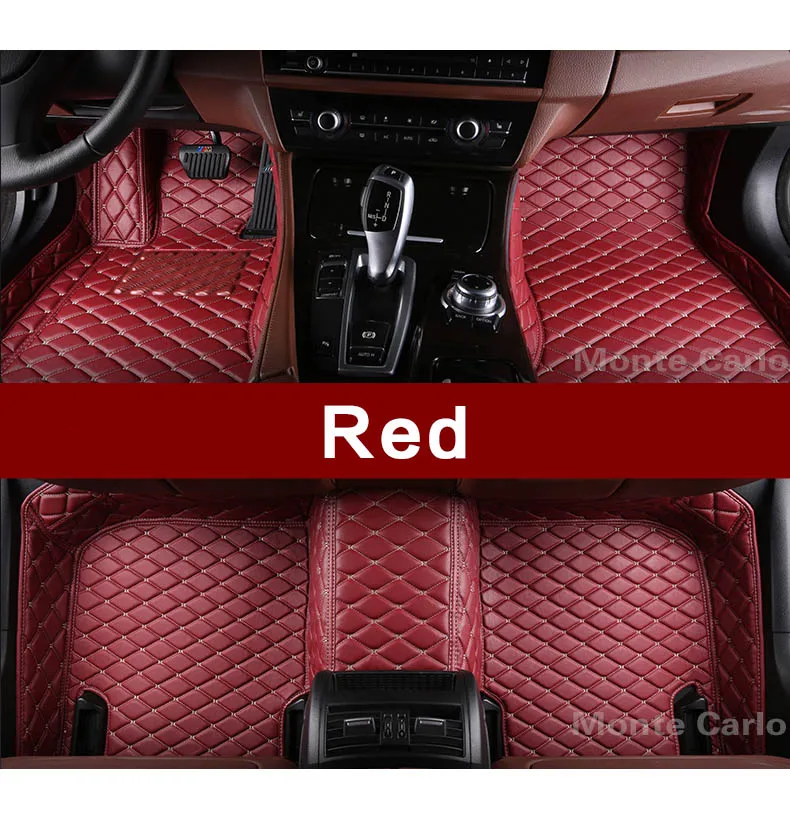 Заказ автомобильные коврики для GMC Terrain Yukon XL Acadia 3D Тюнинг автомобилей высокого качества любую погоду полное покрытие ковер rugs вкладыши - Название цвета: Красный