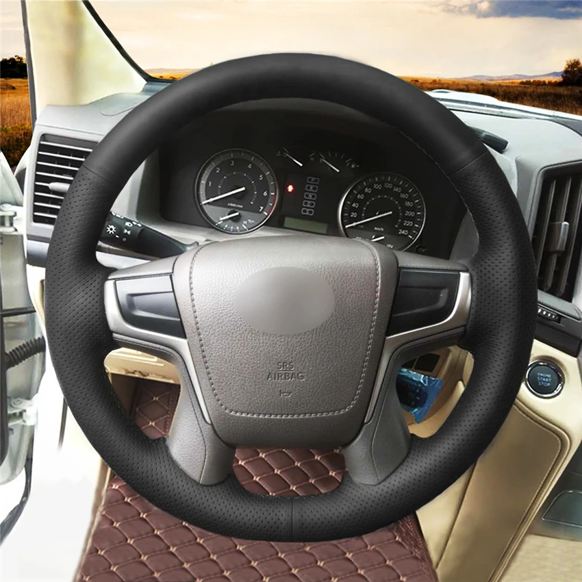 Чехол MEWANT из искусственной черной кожи для Toyota Land Cruiser 2015-2020 Prado 2017-2020 Crown |