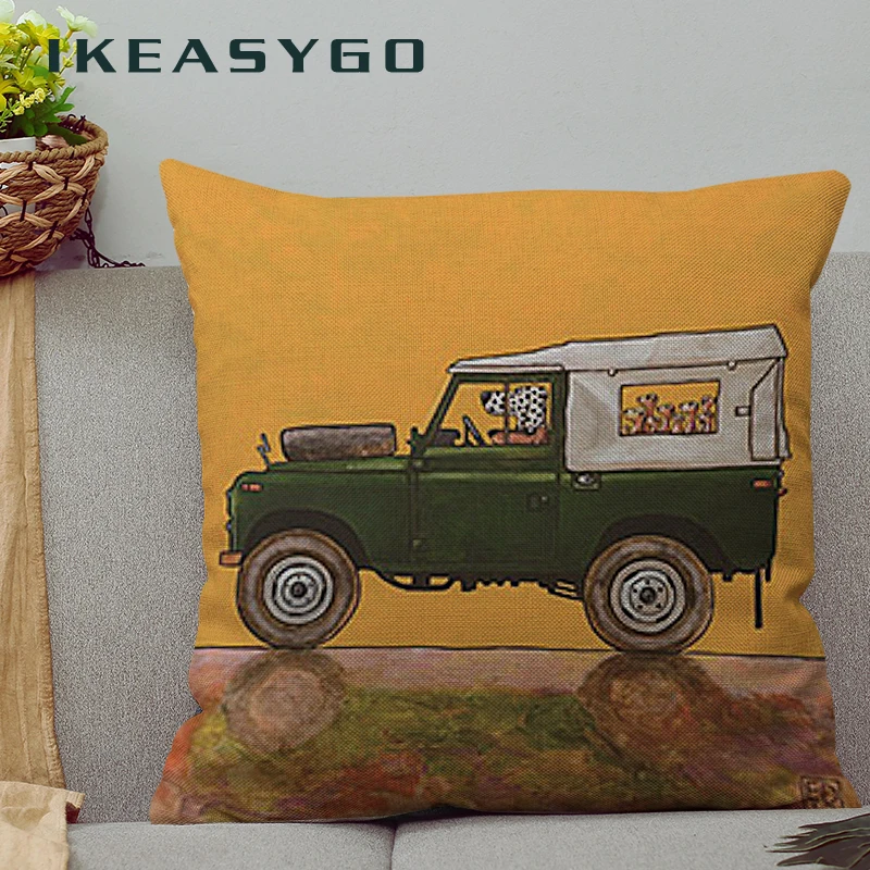 Cushion Cover Printed Sofa Throw Pillows Almofadas Decorativas Sequin Pillow Cubre Paw Patrol Car Kussens Nordic Decoration | Дом и сад