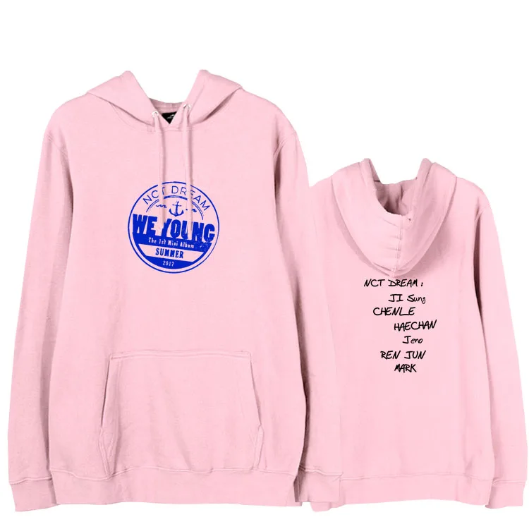 Флисовая Толстовка с надписью we young name и Kpop nct dream album|pullover sweatshirt|fashion sweatshirtsweatshirt