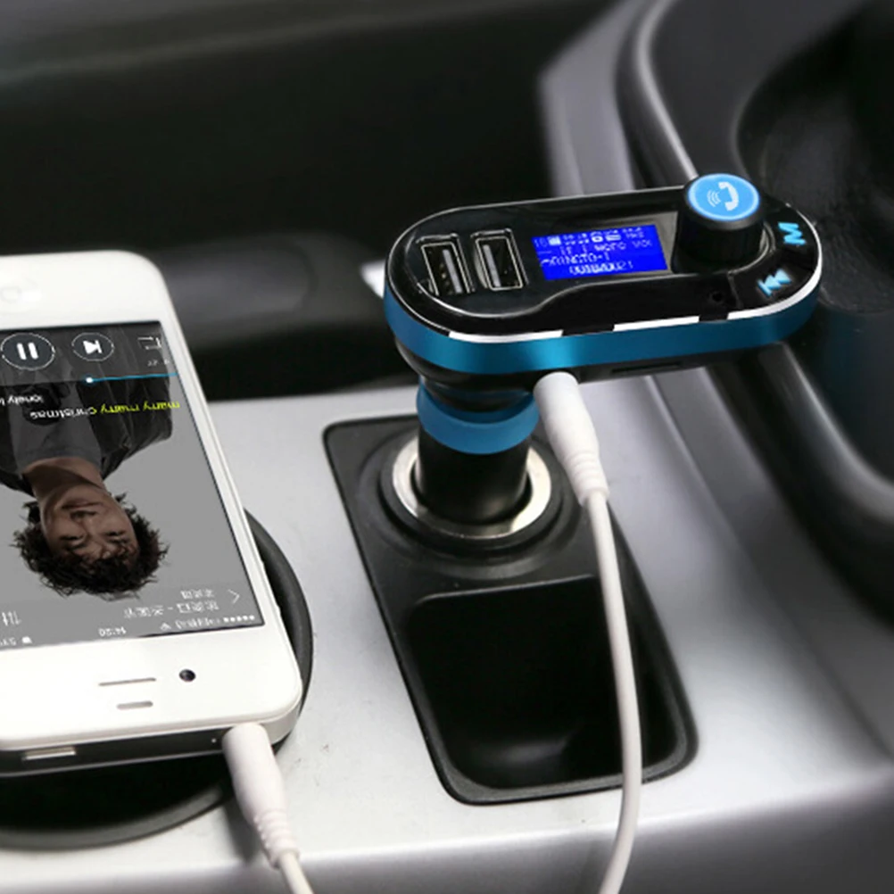 Прикуриватель автомобильный Радио mp3 плеер с USB Bluetooth fm передатчик для автомобиля