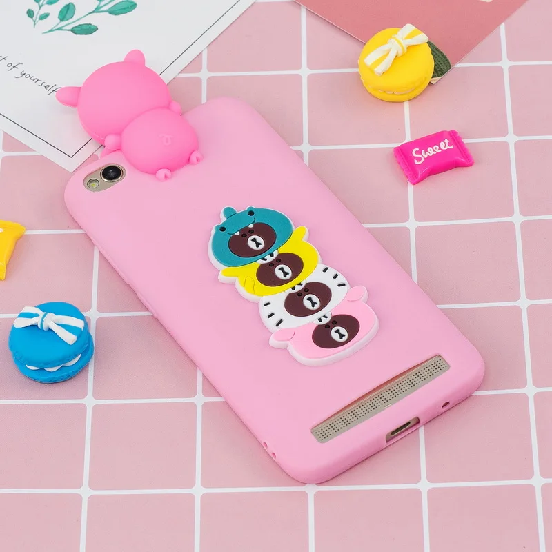 3D чехол для телефона с милыми животными Xiaomi Redmi S2 6A 5A 5 Plus Note 6 Pro/ Pro мягкий из ТПУ Для